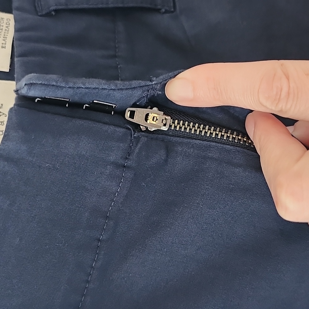 A New Day Navy Chinos, Size 2 - Picture 4 of 10